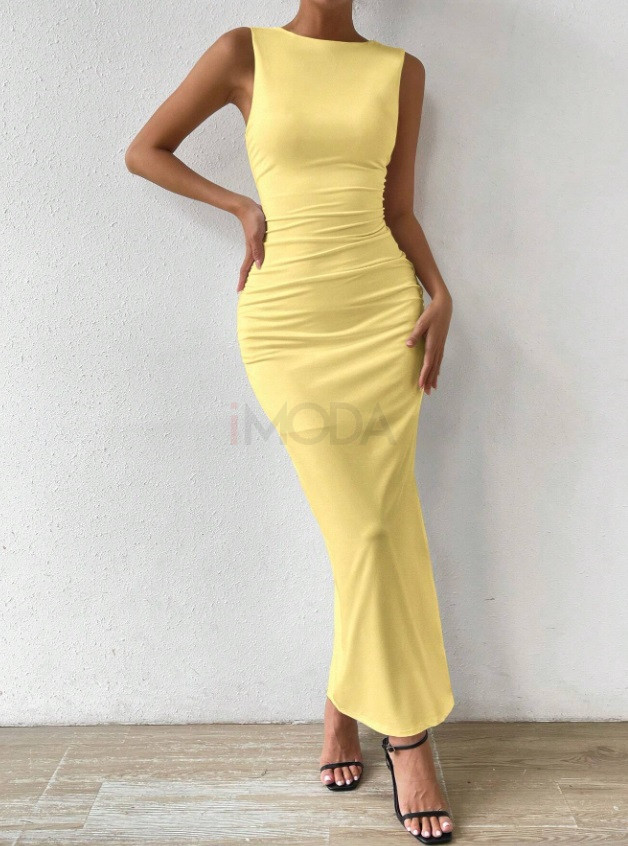 Žlté dlhé šaty-305227-38