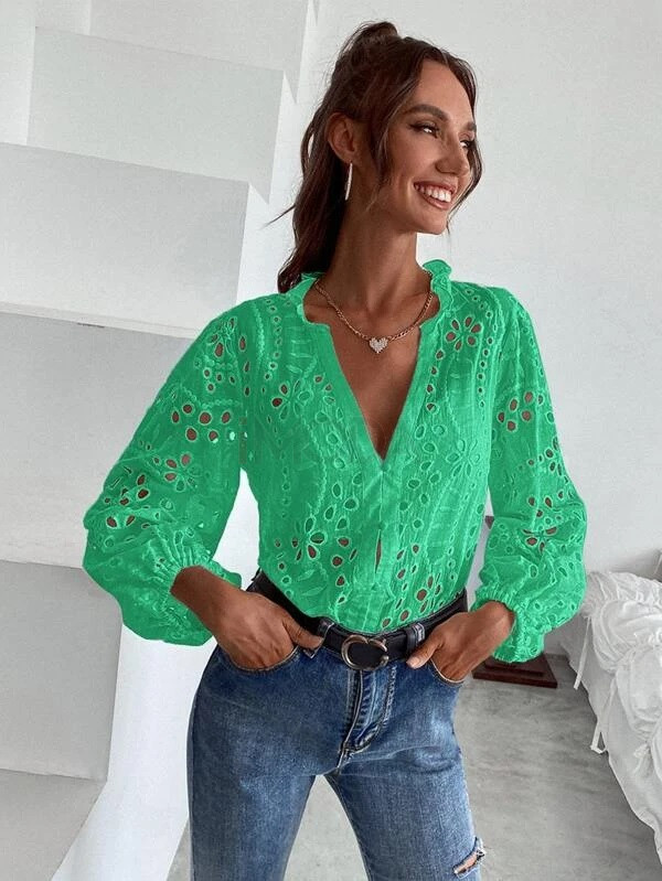 ZELENÁ MADEIROVÁ BLÚZKA-286025-33