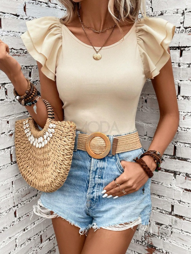 Béžový top s volánikmi-305841-31