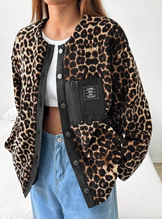 Leopardia oversize bunda-310701-31