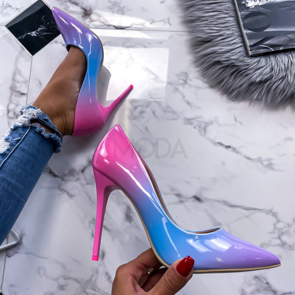 Modro-ružové lakované lodičky-253474-31