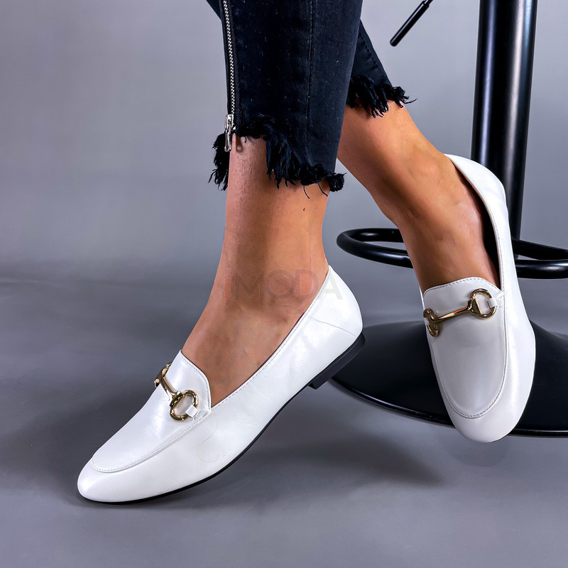 Biele mokasíny s ozdobou-235078-32