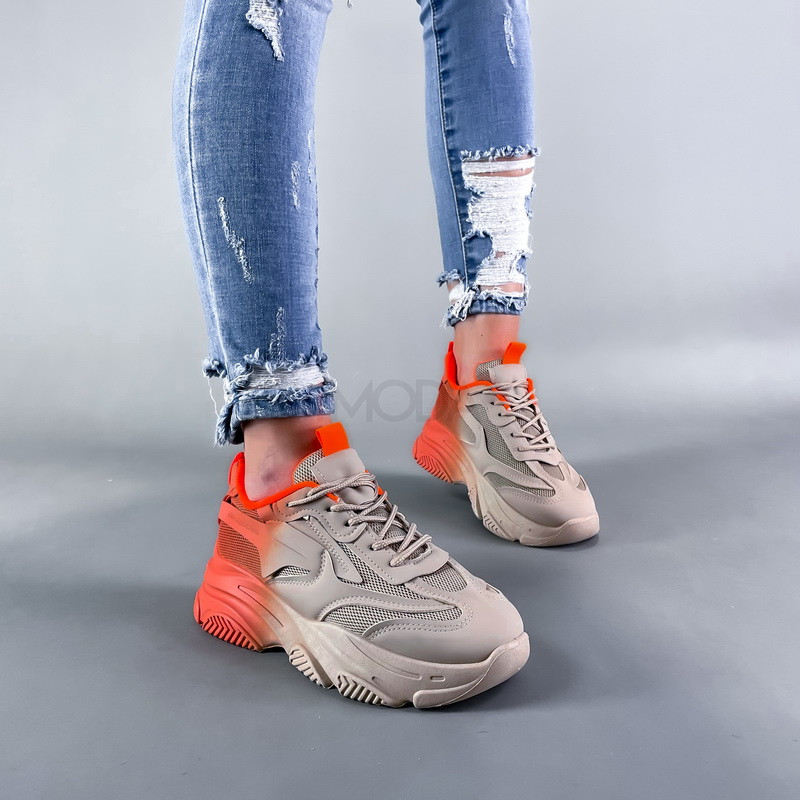 Oranžovo-hnedé tenisky-285047-34