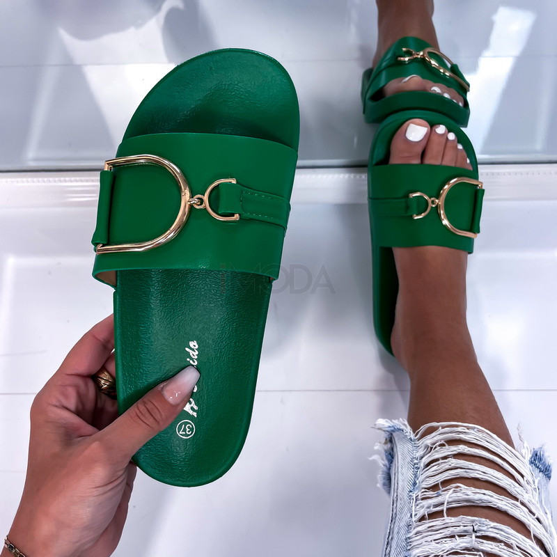 Zelené šľapky-266513-311