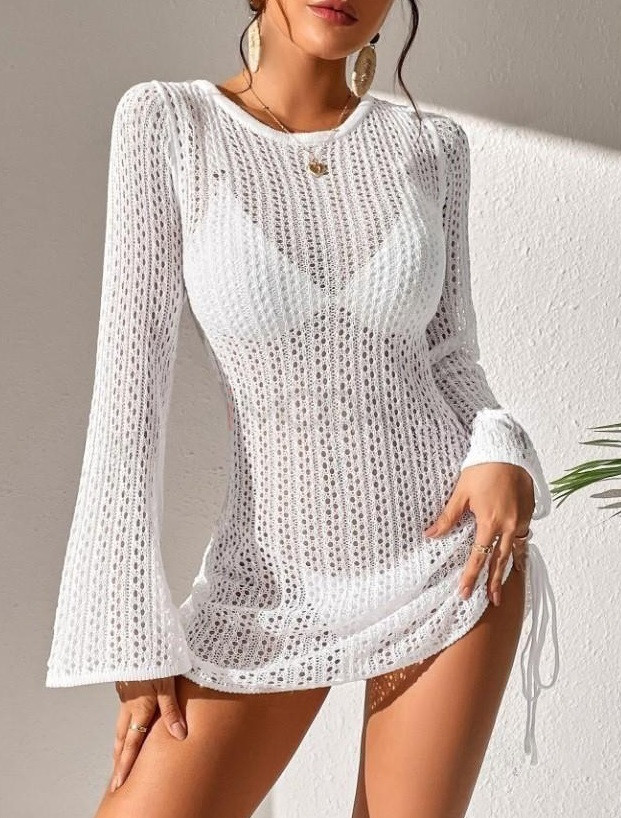 Biele plážové šaty-301904-32