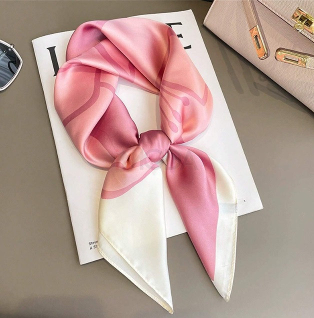 Ružová vzorovaná šatka-306644-32