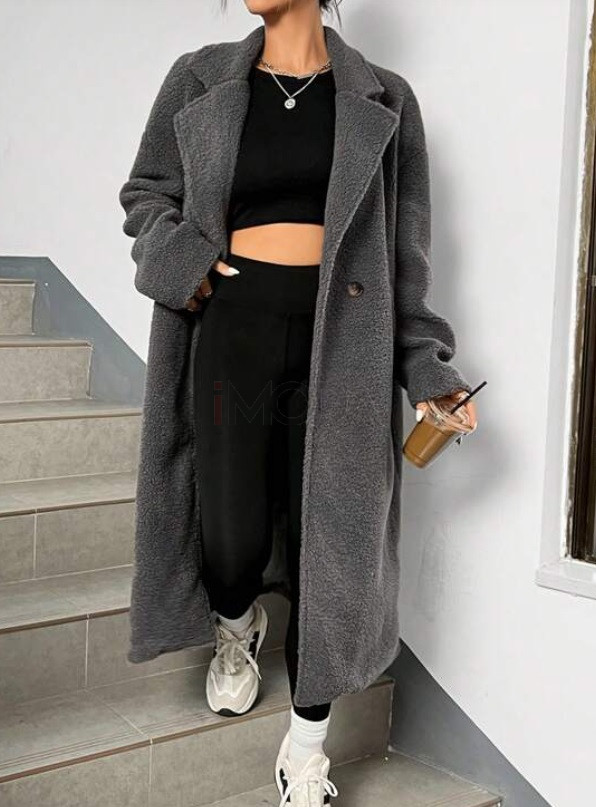 Dlhý prechodný kabát sivý-294344-33