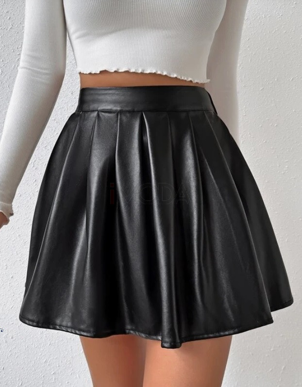 Čierna koženková sukňa-297351-32