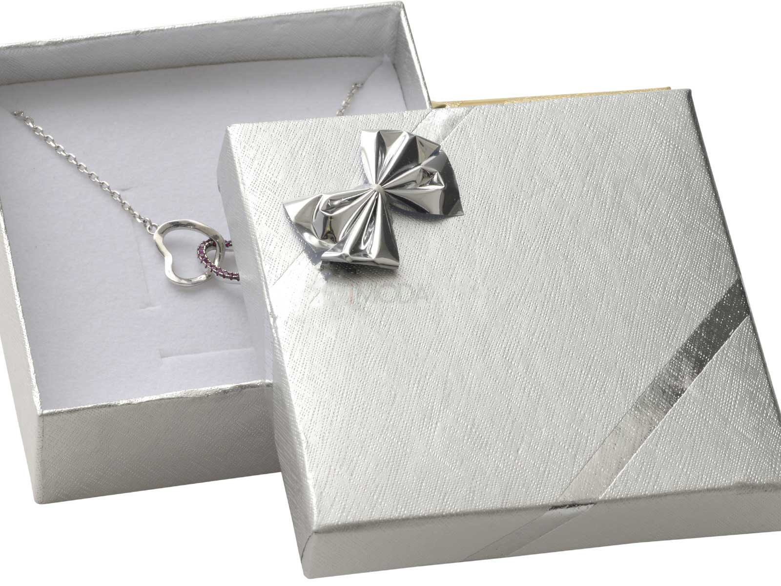 Darčeková krabička strieborná-323638-34