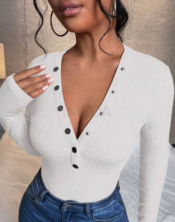 Biely top s dlhým rukávom-299276-36