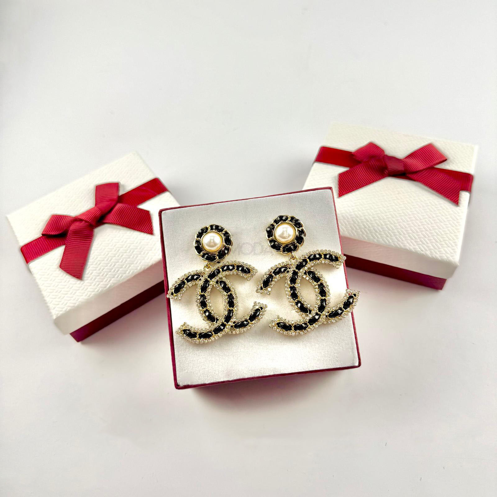 Dámske náušnice pozlátené visiace-318265-35