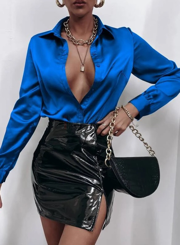 Modrá saténová blúzka-279711-33