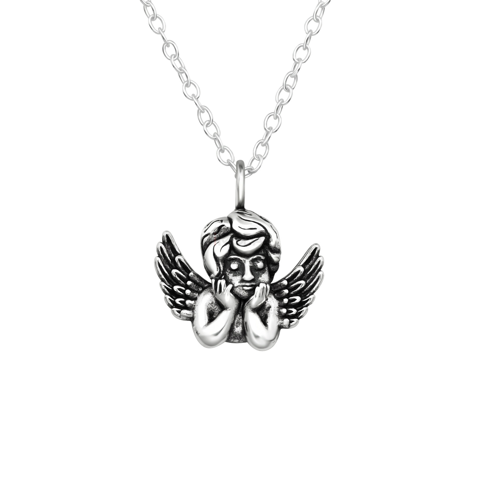 Strieborný náhrdelník anjel-211869-31