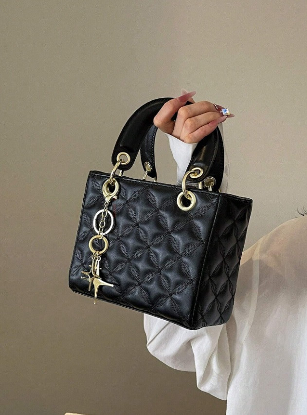 Čierna mini luxusná kabelka-307979-31