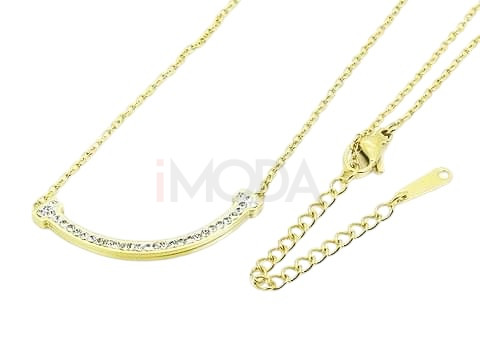 Dámsky oceľový náhrdelník s príveskom-311827-33
