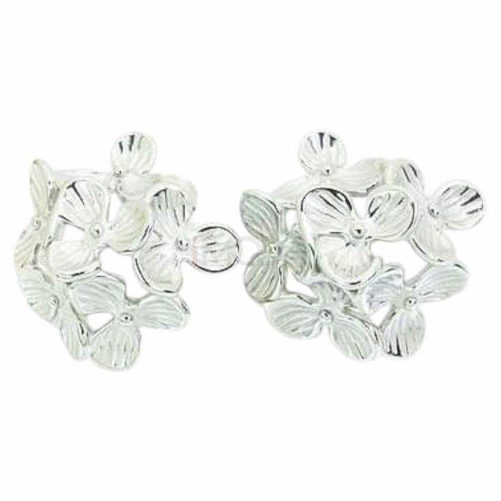 Dámske oceľové náušnice kvety-312033-34