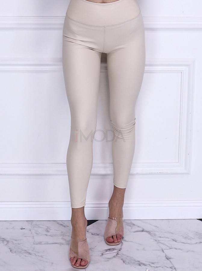 Béžové nezateplené legíny-237635-32