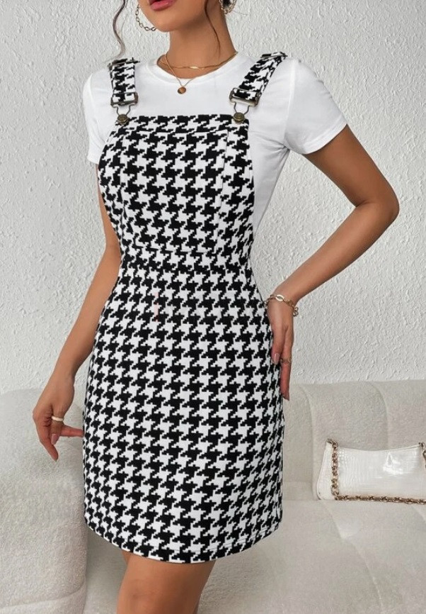 Čierno-biele šaty na traky-297245-32