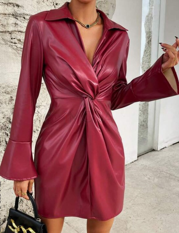 Červené koženkové šaty-296974-31