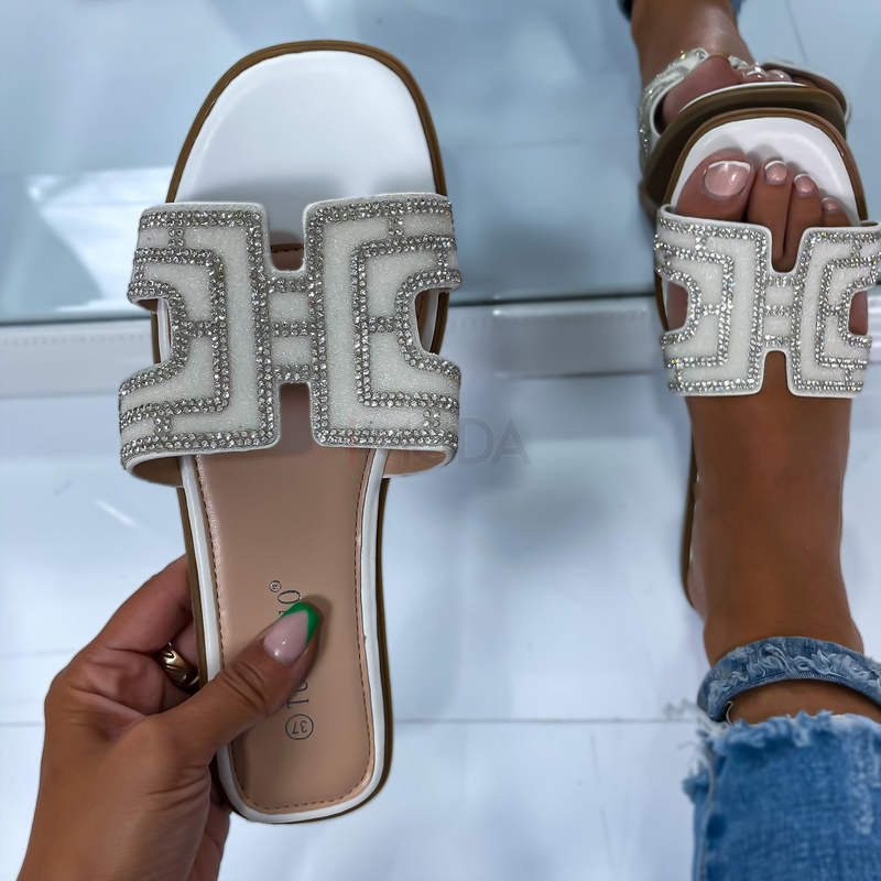 Biele šľapky s kamienkami-288324-32