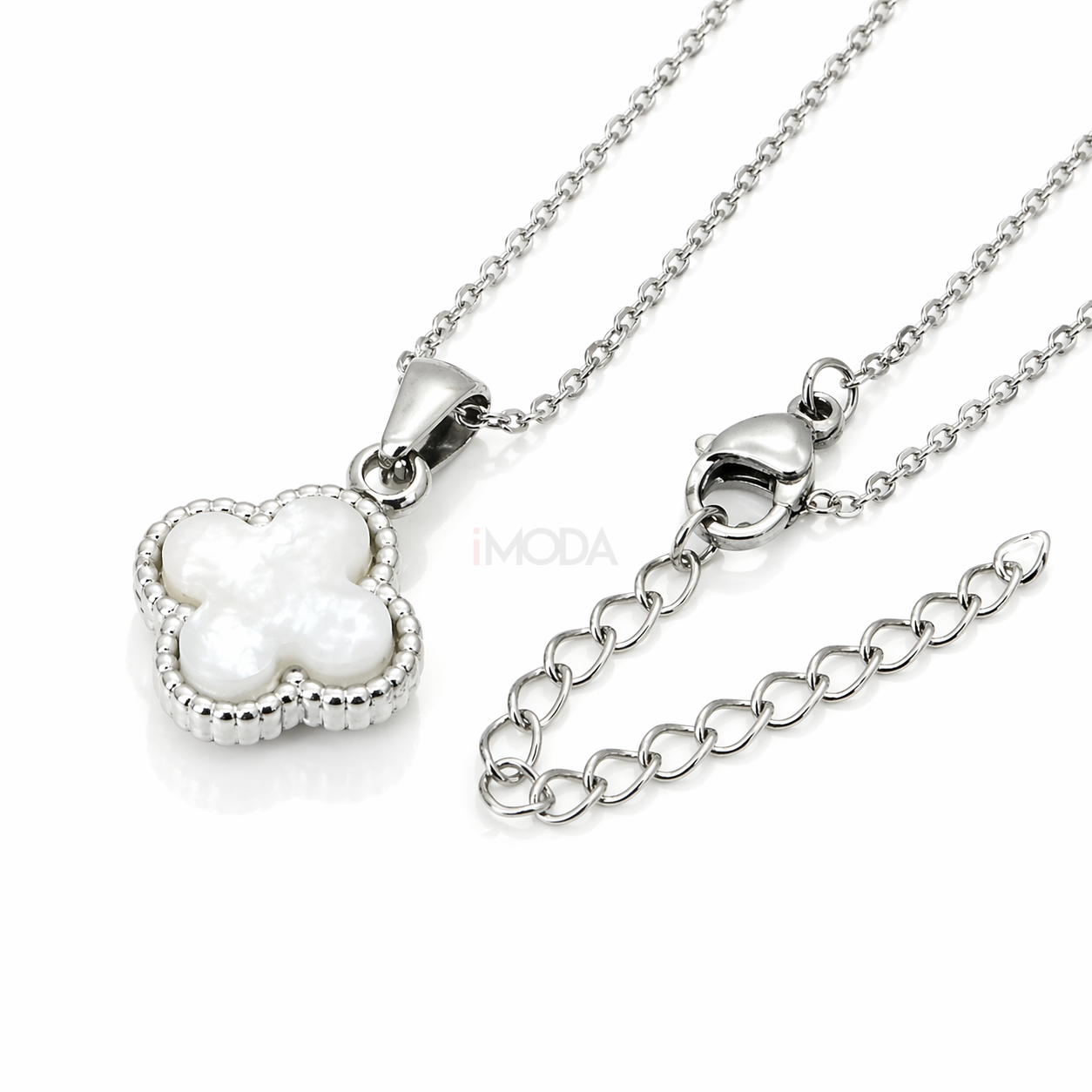 Dámsky oceľový náhrdelník s príveskom-318215-33