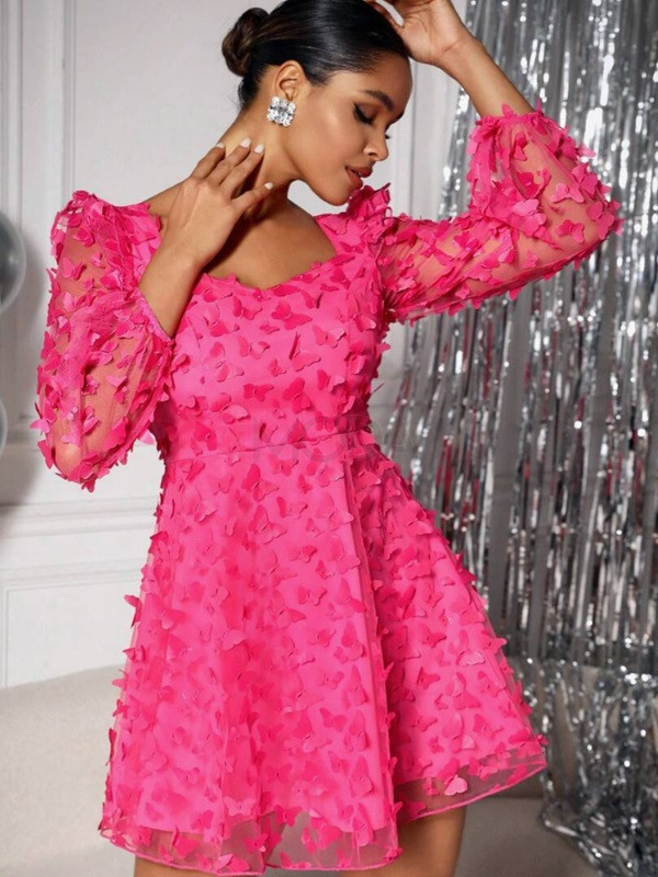 Ružové šaty s aplikáciou-299269-33