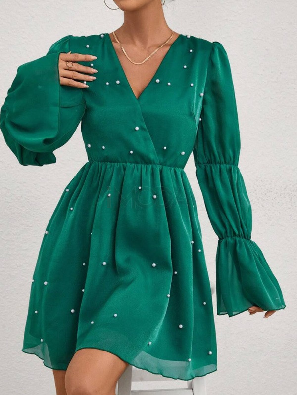 Zelené šaty s perlami-299260-33