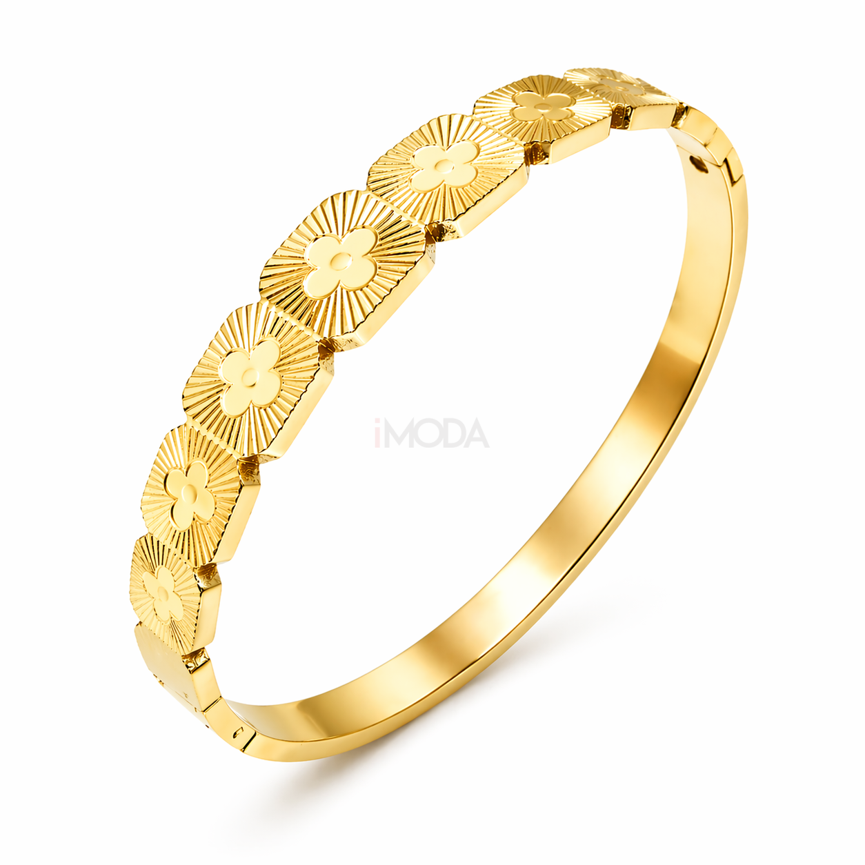 Dámsky pozlátený oceľový náramok-312259-311