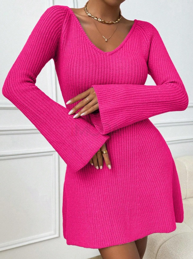 Ružové pletené šaty-316693-31