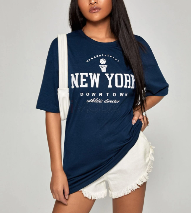 Tmavomodré tričko NEW YORK-280653-31