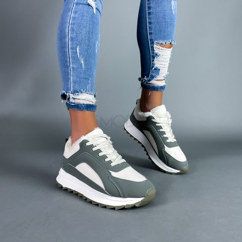 Zelené zateplené tenisky-291262-32