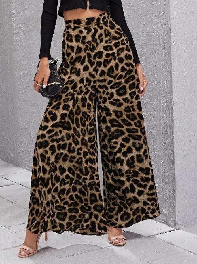 Široké nohavice s leopardím vzorom-302456-32