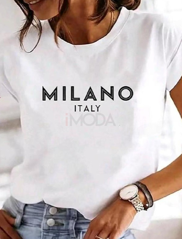 Biele tričko MILANO-302777-31
