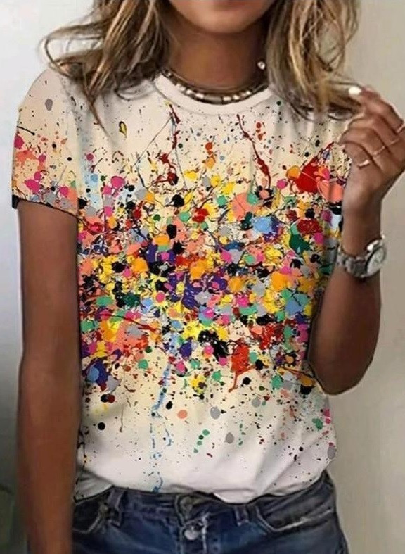 Viacfarebné tričko MULTICOLOR-302718-32