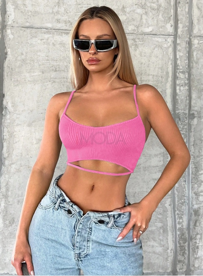 Ružový crop top-289200-31