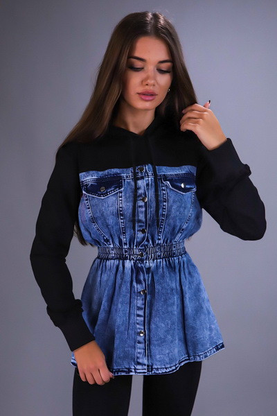 Čierna rifľová mikina-276200-32