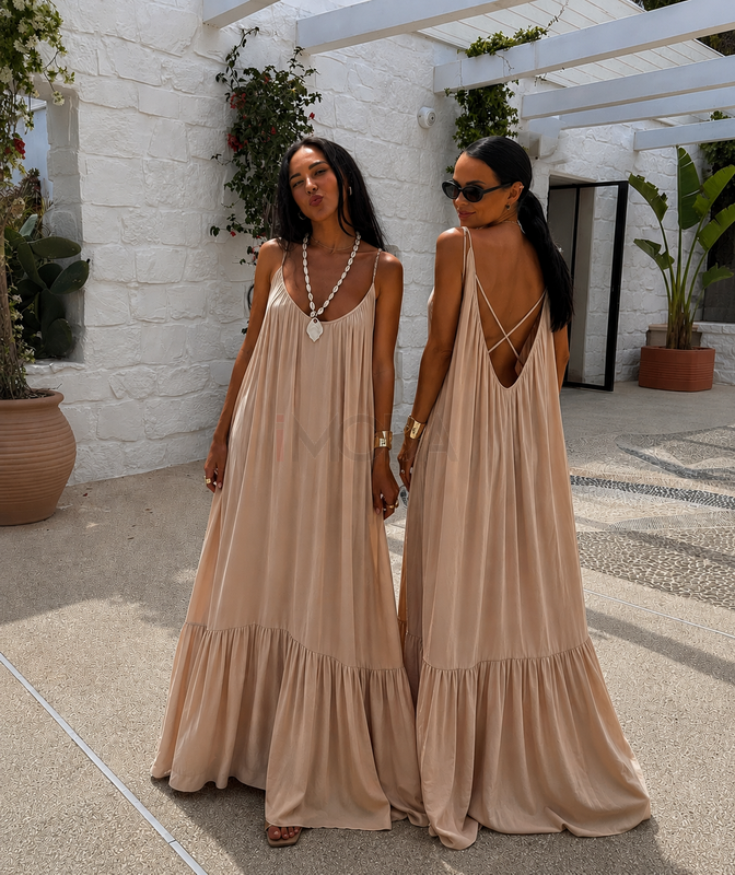 Béžové BOHO šaty-328167-31