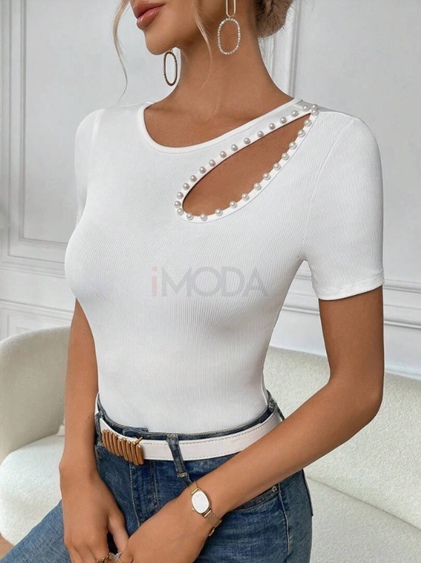 Biele tričko s perlami-299373-32