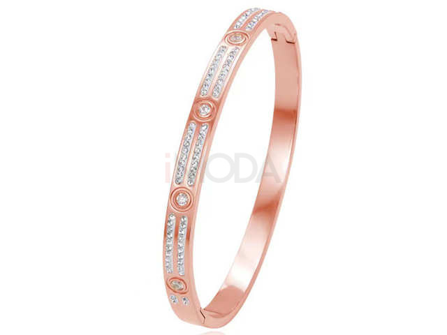Dámsky oceľový náramok rose-318120-39