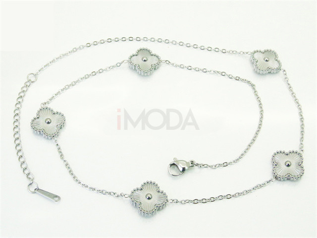 Dámsky oceľový náhrdelník s príveskom-318214-32