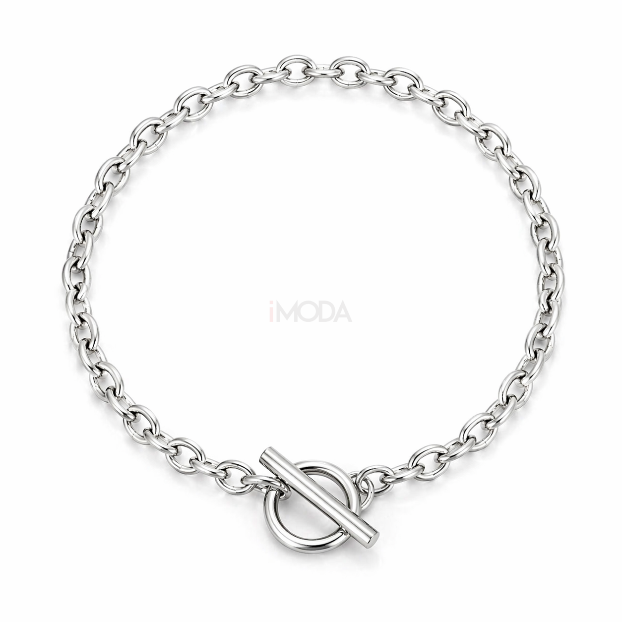 Oceľový pozlátený náramok-316312-37