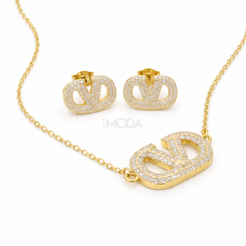 Dámsky trendy set s kryštálmi-318273-36