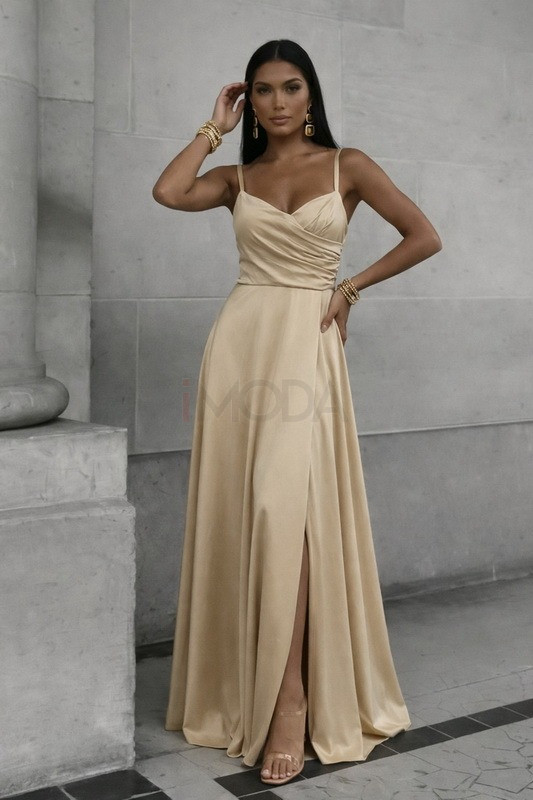 Champagne spoločenské šaty-326598-33