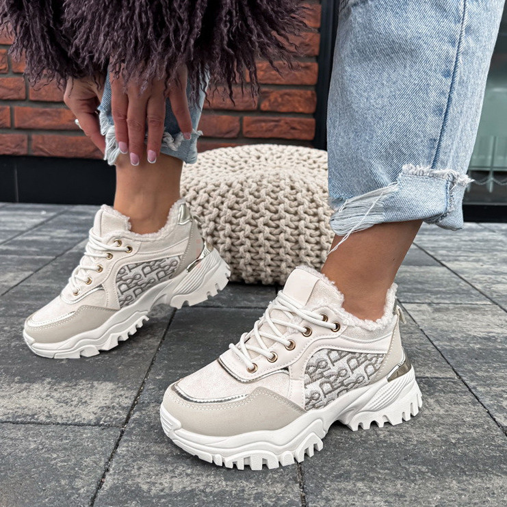 Béžové zateplené tenisky-324428-37