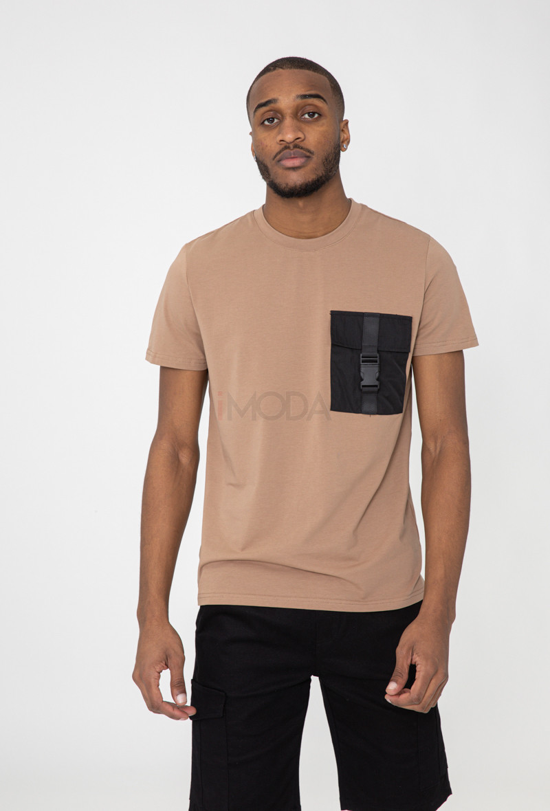 Hnedé trendy tričko-245800-35