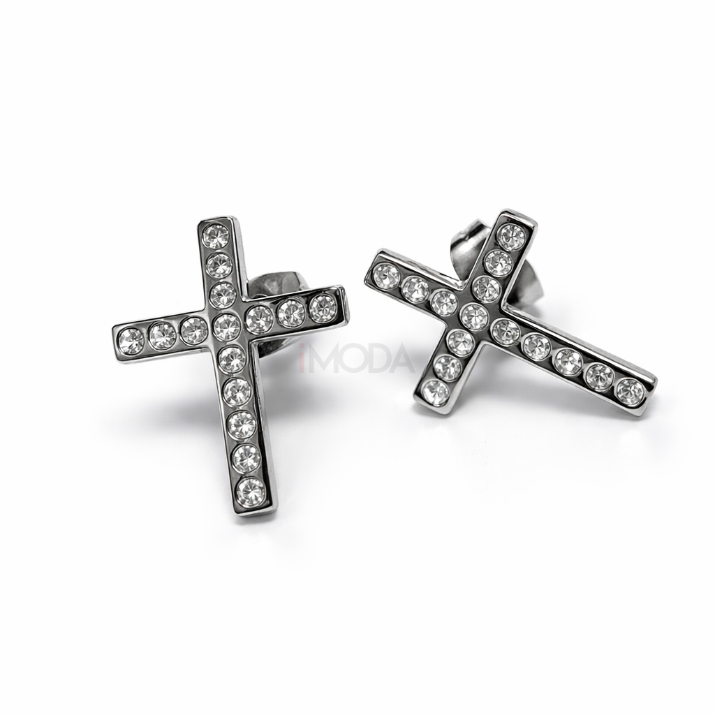 Dámske oceľové náušnice-106587-32