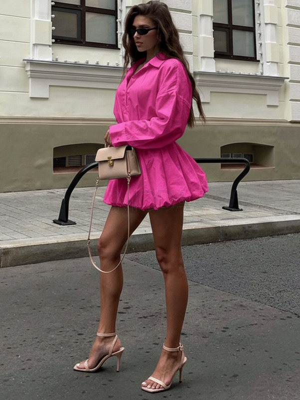 Ružové puffy šaty-325765-34