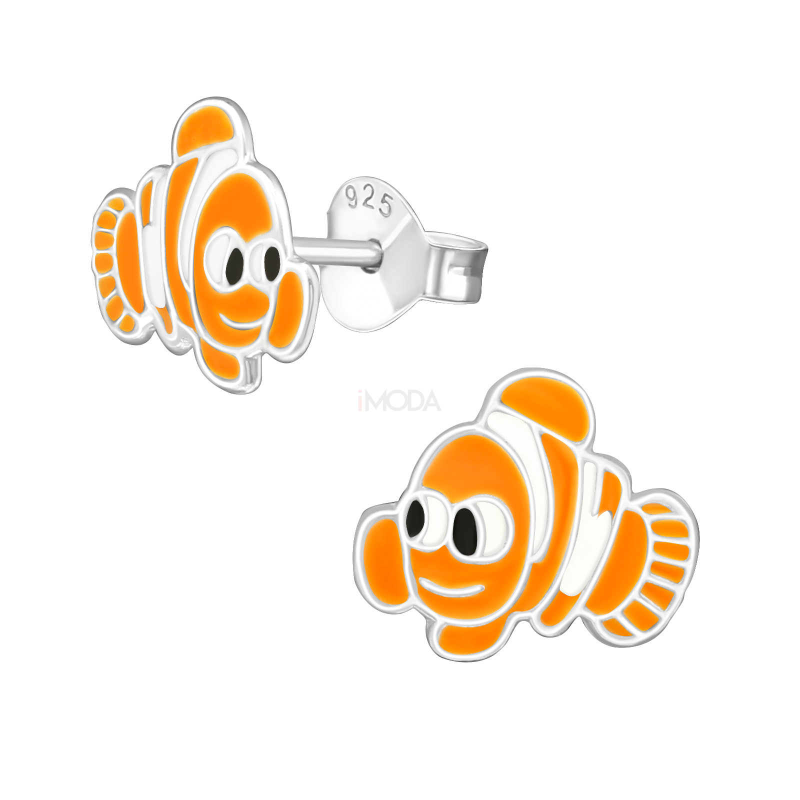 Detské strieborné náušnice Nemo-201963-31