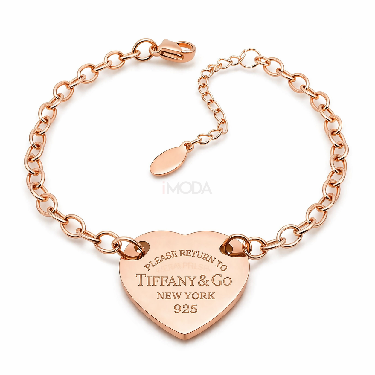 Dámsky oceľový náramok s príveskom TIFF-316272-37