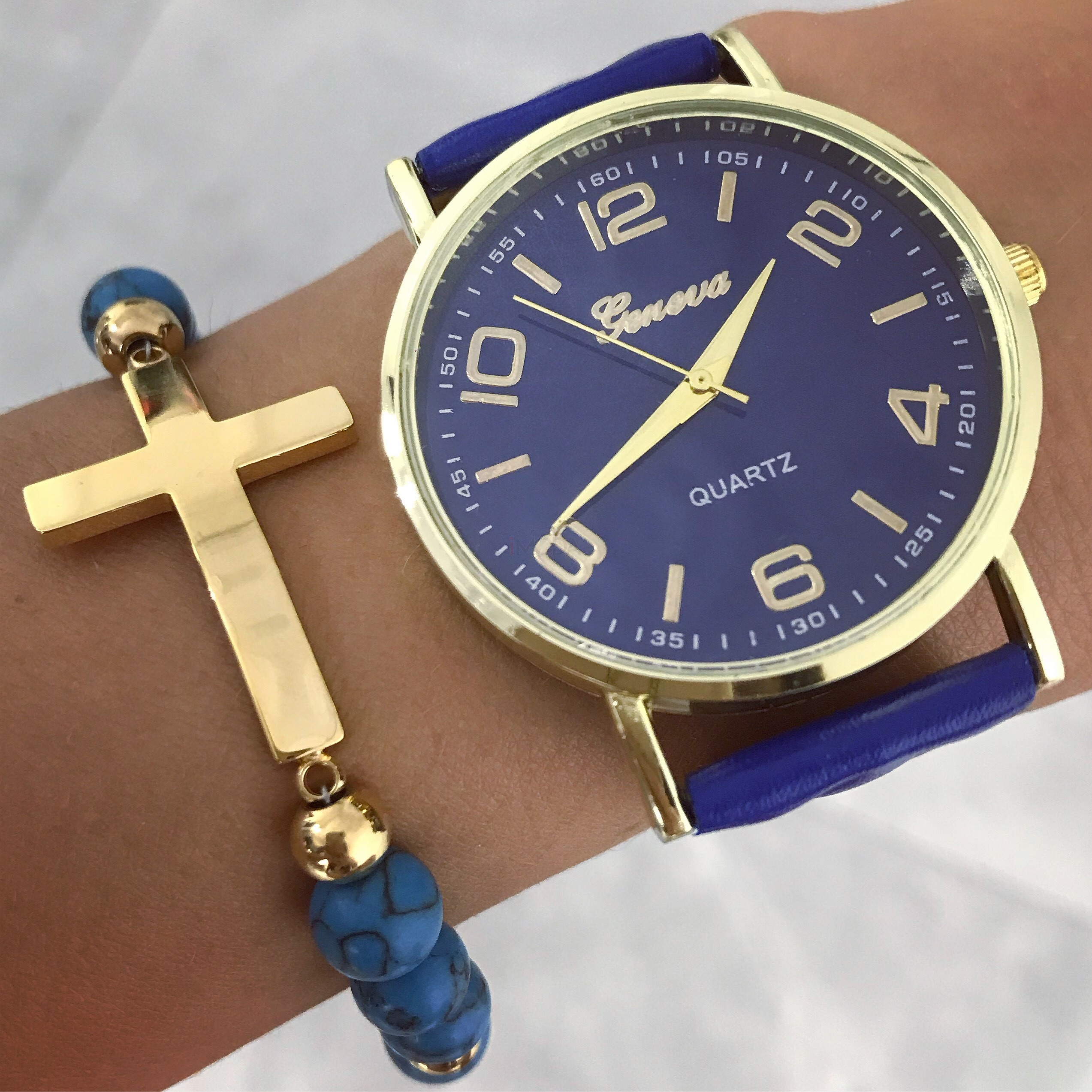 Dámske modré hodinky-157477-31